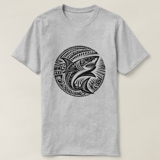 Polynesische haai t-shirt (Design voorkant)