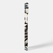 Polynesische Prinses Blauwe Bloem Tribal Case-Mate iPhone Case (Achterkant / Rechts)