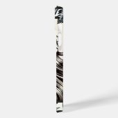 Polynesische Prinses Blauwe Bloem Tribal Case-Mate iPhone Case (Achterkant / Links)
