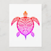 Polynesische schildpad briefkaart (Voorkant)
