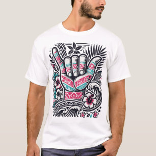 Polynesische Shaka – Hawaiiaanse Aloha Spirit T-shirt