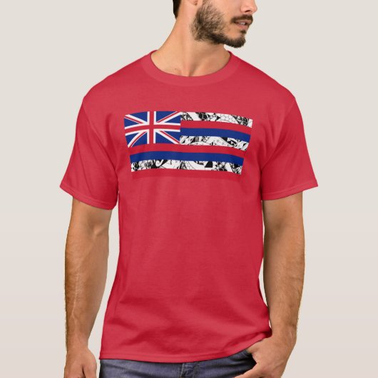 Polynesische stamvlag van Hawaï T-shirt (Voorkant)