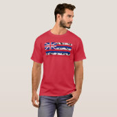 Polynesische stamvlag van Hawaï T-shirt (Voorkant volledig)