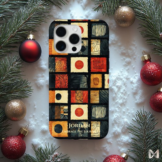 Polynesische tapa elegantie - Abstract erfgoed Case-Mate iPhone Case