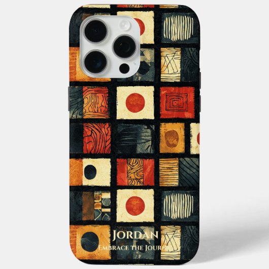 Polynesische tapa elegantie - Abstract erfgoed Case-Mate iPhone Case (Achterkant)