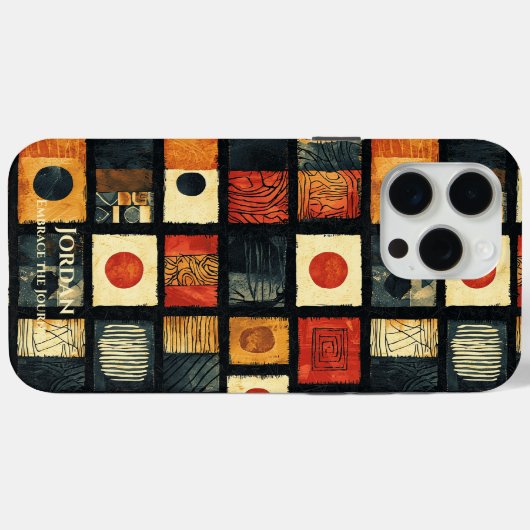 Polynesische tapa elegantie - Abstract erfgoed Case-Mate iPhone Case (Achterkant (horizontaal))