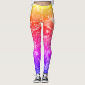 POLYNESISCHE WAIKIKI PATRONEN LEGGINGS (Voorkant)