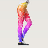 POLYNESISCHE WAIKIKI PATRONEN LEGGINGS (Rechts)