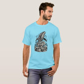 Polynesische walvis T-shirt (Voorkant volledig)