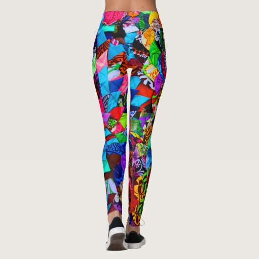 POLYNESISCHE YASAWA PATRONEN LEGGINGS (Achterkant)