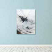 Polynya (open water) in het Zee Beaufort Canvas Afdruk (Insitu (Houten vloer))