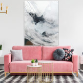 Polynya (open water) in het Zee Beaufort Canvas Afdruk (Insitu (Woonkamer))