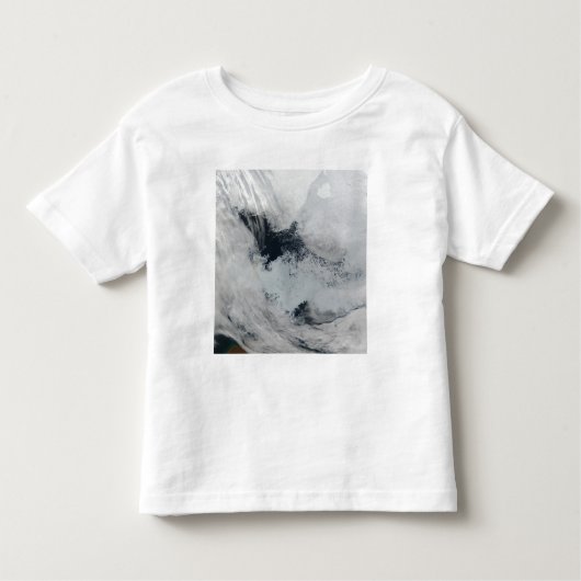 Polynya (open water) in het Zee Beaufort Kinder Shirts (Voorkant)