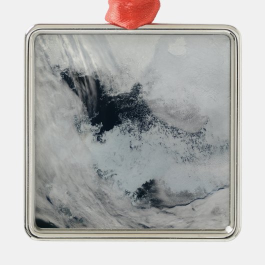 Polynya (open water) in het Zee Beaufort Metalen Ornament (Voorkant)