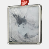 Polynya (open water) in het Zee Beaufort Metalen Ornament (Links)