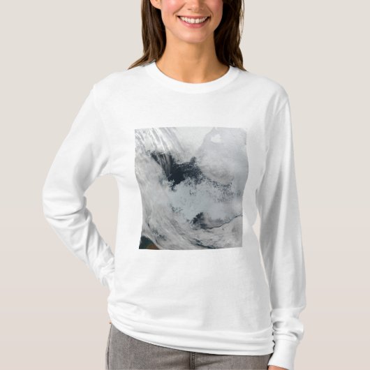 Polynya (open water) in het Zee Beaufort T-shirt (Voorkant)