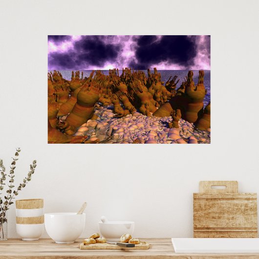 Polyp Shoal Poster (Keuken)