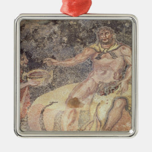 Polyphemus de Cyclops, Romeinse mozaïek Metalen Ornament