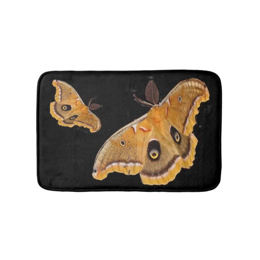 Polyphemus Moth Bath Mats Badmat (Voorkant)