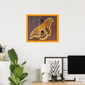 Polyphemus Moth Poster (Thuiskantoor)