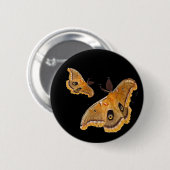 Polyphemus Moths Ronde Button 5,7 Cm (Voorkant /achterkant)