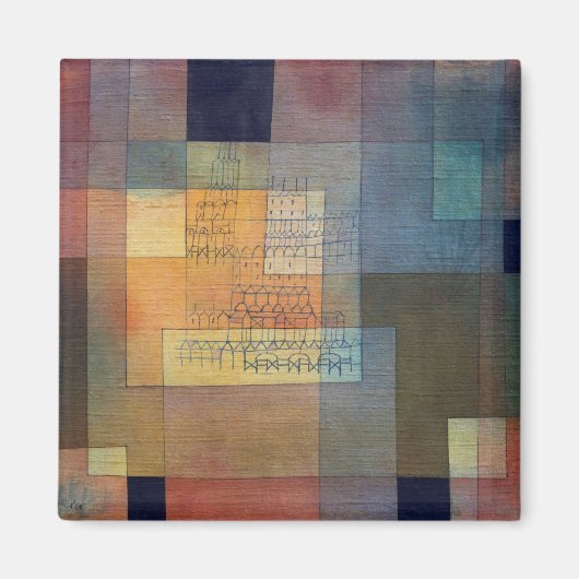 Polyphonic Architecture (1930) die Paul Klee schil Magneet (Voorkant)