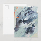 Polyphonic Zee - blauw Briefkaart (Voorkant / Achterkant)