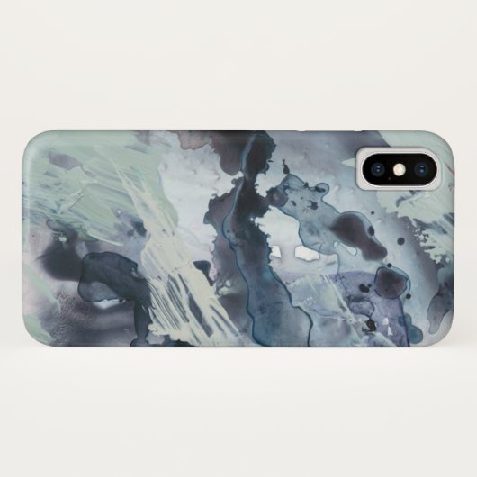 Polyphonic Zee - blauw Case-Mate iPhone Case (Achterkant (horizontaal))