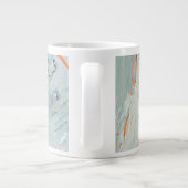 Polyphonic Zee - blauw Grote Koffiekop (Achterkant)