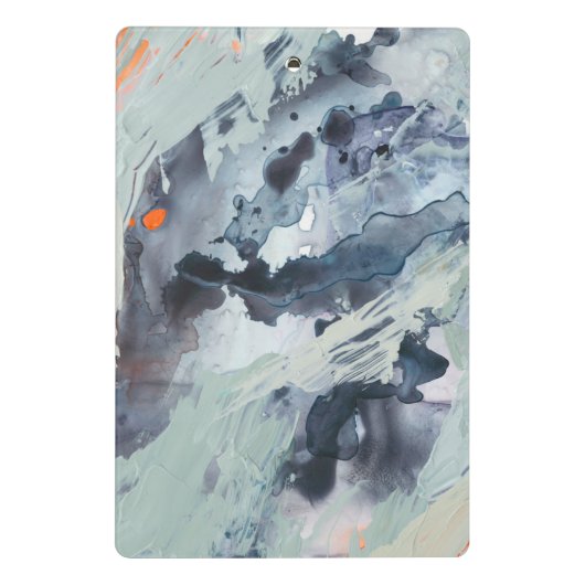 Polyphonic Zee - blauw Mini Klembord (Achterkant)