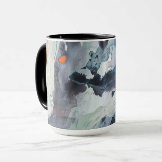 Polyphonic Zee - blauw Mok (Voorkant links)