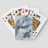 Polyphonic Zee - blauw Pokerkaarten (Achterkant)