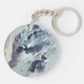 Polyphonic Zee - blauw Sleutelhanger (Achterkant)