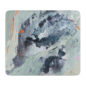 Polyphonic Zee - blauw Snijplank (Voorkant)