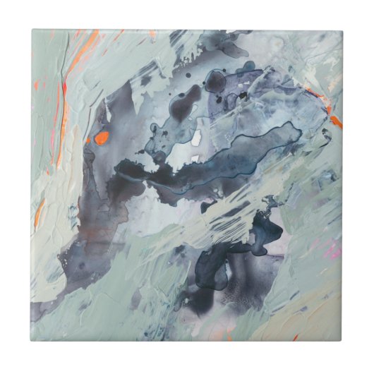 Polyphonic Zee - blauw Tegeltje (Voorkant)