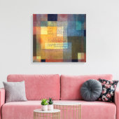 Polyphonische architectuur | Paul Klee | Canvas Afdruk (Insitu (Woonkamer))