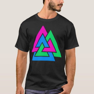 Polyseksueel Viking Valknut T-shirt