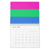 Polyseksuele geaardste vlag kalender (Jan 2027)