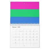 Polyseksuele geaardste vlag kalender (Feb 2027)