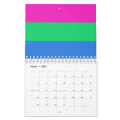 Polyseksuele geaardste vlag kalender (Mar 2027)