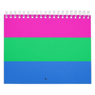 Polyseksuele geaardste vlag kalender
