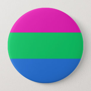 Polyseksuele geaardste vlag ronde button 4,0 cm