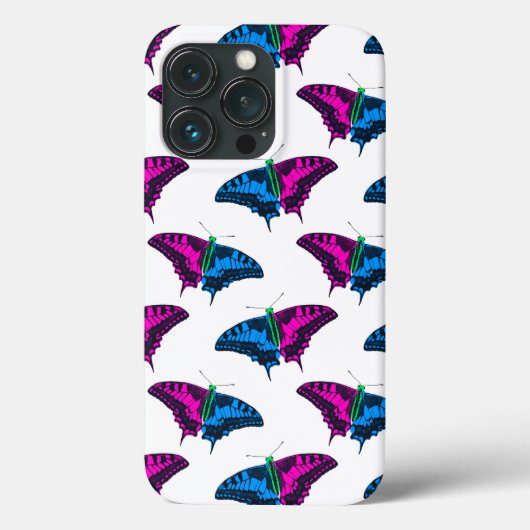 Polyseksuele geaardste vlag Swallowtail Butterfly Case-Mate iPhone Case (Achterkant)