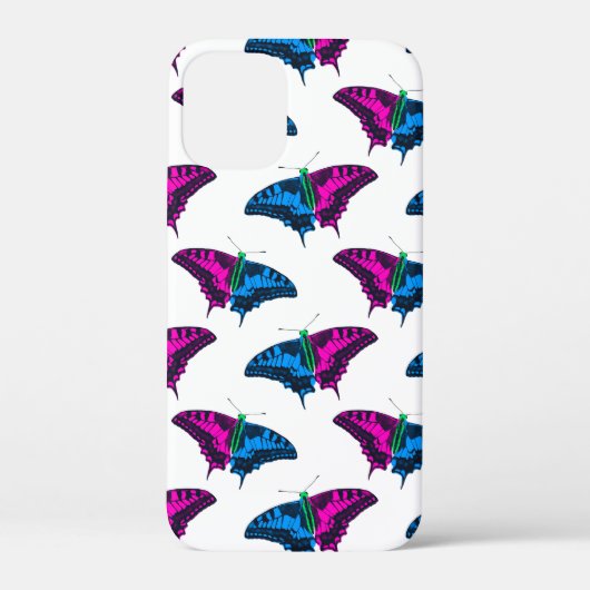 Polyseksuele geaardste vlag Swallowtail Butterfly Case-Mate iPhone Case (Achterkant)