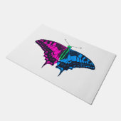 Polyseksuele geaardste vlag Swallowtail Butterfly Deurmat (Schuin)