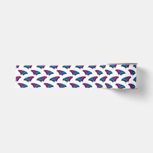 Polyseksuele geaardste vlag Swallowtail Butterfly Grosgrain Lint