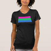 Polyseksuele geaardste vlag t-shirt (Voorkant)