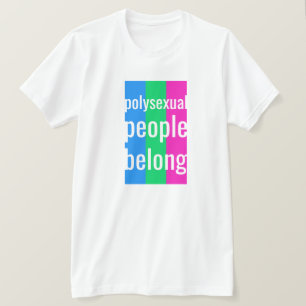 polyseksuele mensen behoren tot T-shirt