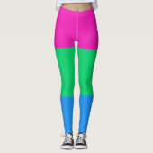 Polyseksuele Pride Leggings (Voorkant)