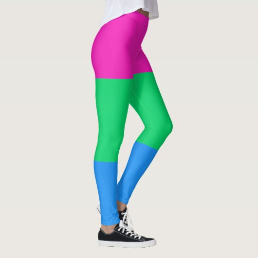 Polyseksuele Pride Leggings (Rechts)